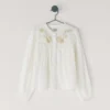 Bluse mit Stickdetails Bluse mit Stickdetails