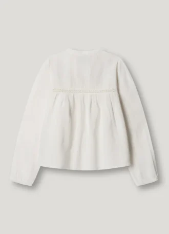 Bluse mit Stickdetails