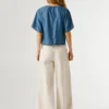 Bluse mit Stickdetails