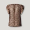 Bluse mit V-Ausschnitt und Rüschen Bluse mit V-Ausschnitt und Rüschen