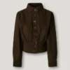 Bomberjacke aus Wildleder