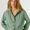 Bomberjacke mit Hemdkragen Bomberjacke mit Hemdkragen