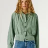 Bomberjacke mit Hemdkragen Bomberjacke mit Hemdkragen