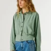 Bomberjacke mit Hemdkragen Bomberjacke mit Hemdkragen