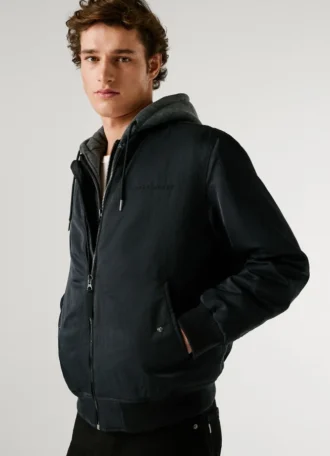 Bomberjacke mit Kapuze