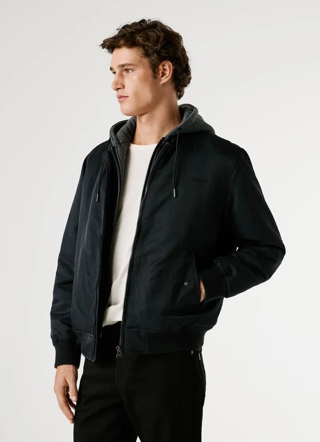 Bomberjacke mit Kapuze Bomberjacke mit Kapuze