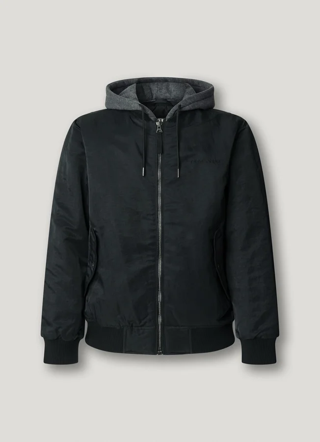 Bomberjacke mit Kapuze Bomberjacke mit Kapuze