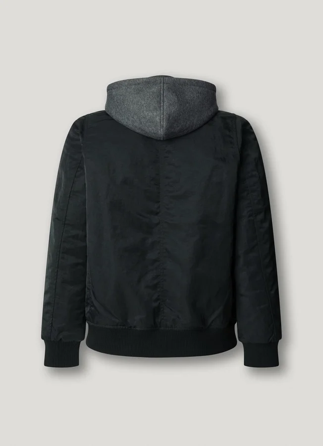Bomberjacke mit Kapuze Bomberjacke mit Kapuze