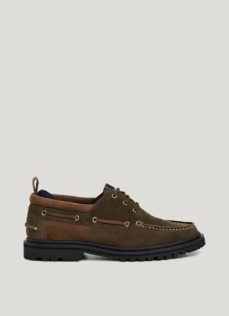 Bootsschuhe aus Wildleder