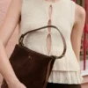 Bucket Bag aus Wildleder