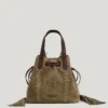 Bucket Bag aus Wildleder