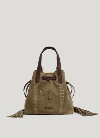 Bucket Bag aus Wildleder