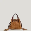Bucket Bag aus Wildleder