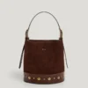 Bucket Bag aus Wildleder