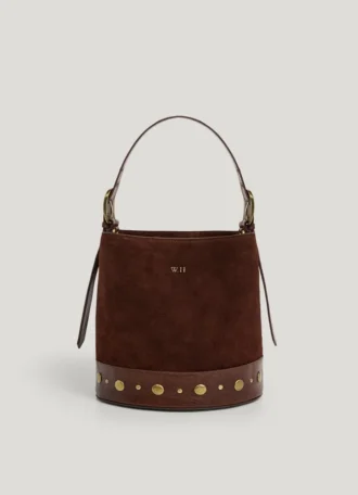 Bucket Bag aus Wildleder
