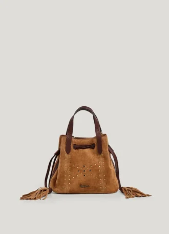 Bucket Bag aus Wildleder