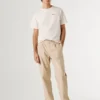 Chino aus Popeline in lockerer Passform Chino aus Popeline in lockerer Passform