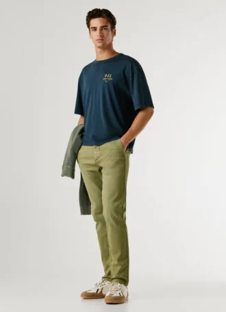 Chino-Hose mit konischer Passform