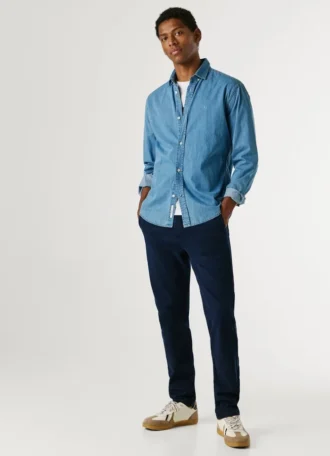 Chino-Hose mit konischer Passform