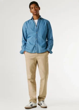 Chino-Hose mit verstellbarem Kordelzug
