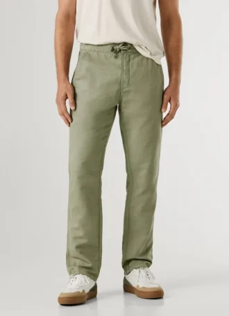 Chino-Hose mit verstellbarem Kordelzug