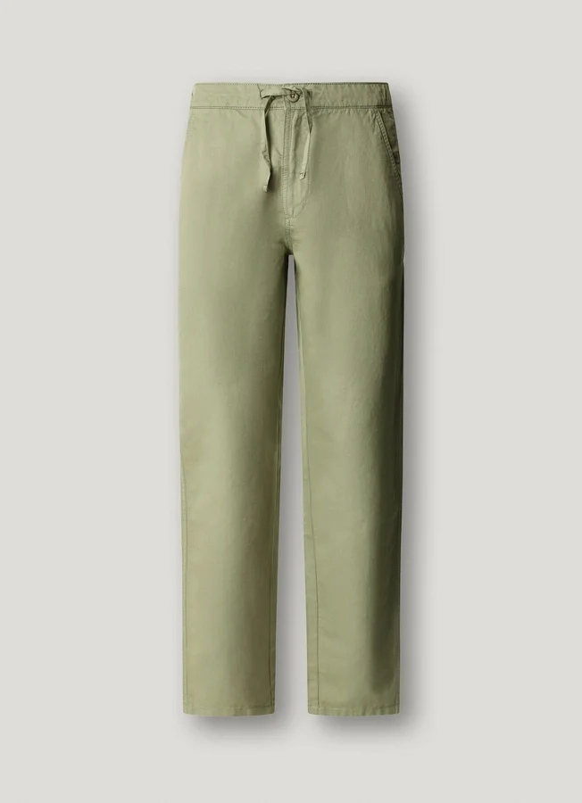 Chino-Hose mit verstellbarem Kordelzug Chino-Hose mit verstellbarem Kordelzug