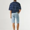 Denim-Shorts in gerader Passform