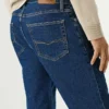 Denim-Shorts in gerader Passform