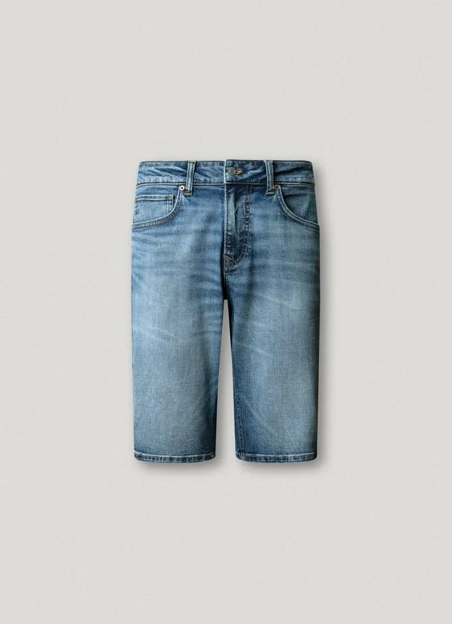 Denim-Shorts in gerader Passform Denim-Shorts in gerader Passform