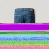 Denim-Shorts in gerader Passform