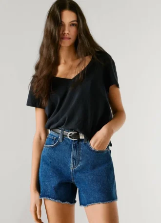 Denim-Shorts in Regular Fit