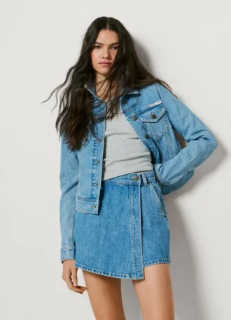 Denim-Skort in Regular Fit