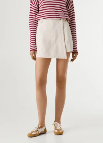 Denim-Skort in Regular Fit