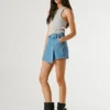 Denim-Skort in Regular Fit