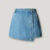 Denim-Skort in Regular Fit