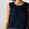 Denim-Top in Boxy-Passform