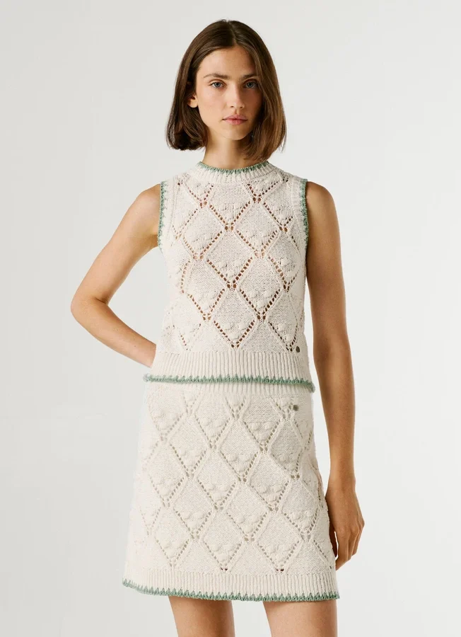 Diamond Pointelle Top Diamond Pointelle Top