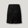 Drapierter Minirock