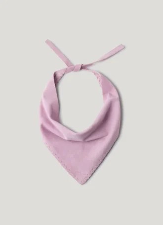 Dreieckiges Bandana aus Wildleder