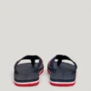 Dreipunkt-Strand-Flip-Flops mit Logo
