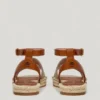 Flache Jute-Sandalen