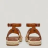 Flache Jute-Sandalen