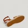 Flache Jute-Sandalen