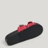 Flache Sandalen mit doppelter Schnalle