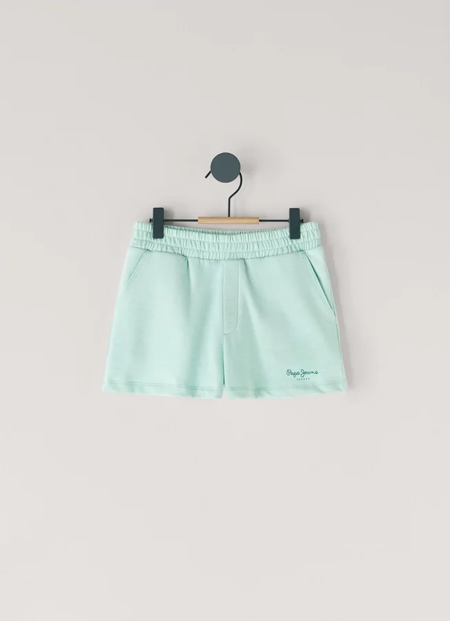 Fleece-Shorts mit aufgedrucktem Logo Fleece-Shorts mit aufgedrucktem Logo