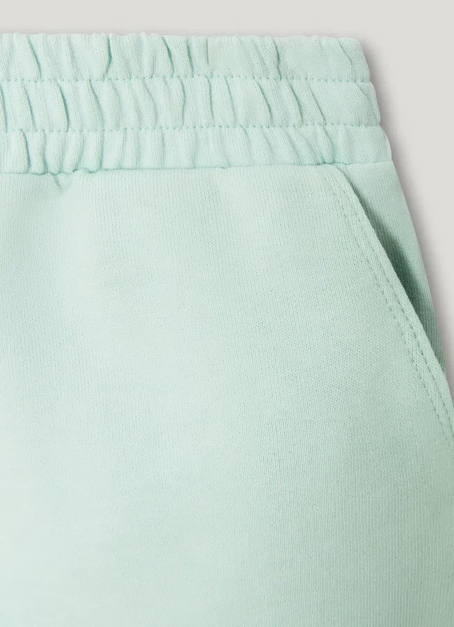 Fleece-Shorts mit aufgedrucktem Logo Fleece-Shorts mit aufgedrucktem Logo