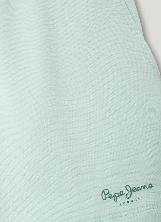 Fleece-Shorts mit aufgedrucktem Logo Fleece-Shorts mit aufgedrucktem Logo