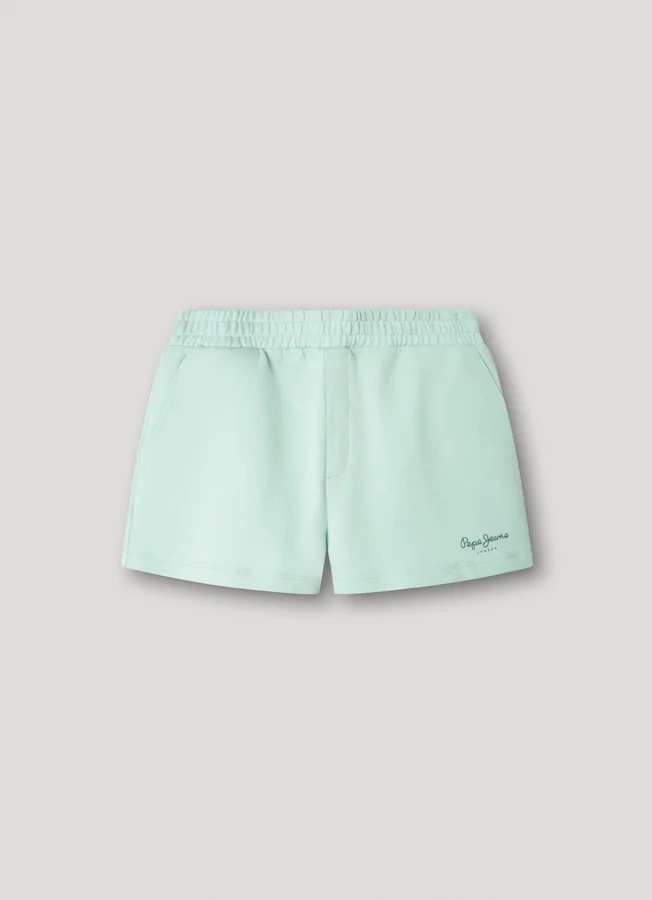 Fleece-Shorts mit aufgedrucktem Logo Fleece-Shorts mit aufgedrucktem Logo