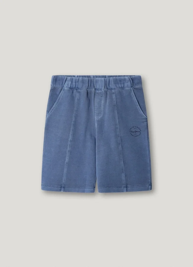 Fleece-Shorts mit aufgedrucktem Logo Fleece-Shorts mit aufgedrucktem Logo