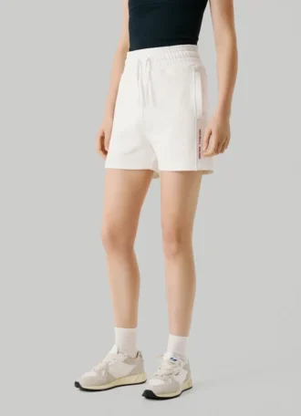 Fleece-Shorts mit verstellbarem Bund